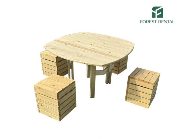 라운드테이블+의자4